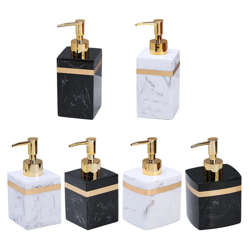 Versatile Refillable Resin Soap Dispenser for Handwash, Shampoo, and More