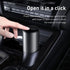 Baseus Alloy Car Trash Bin - Compact Garbage Can for Auto - Vehicle Dustbin & Storage Holder