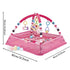 Soft Baby Play Gym with Interactive Hanging Toys – 80x80x50CM