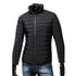 Men’s Stand Collar Winter Puffer Jacket – Lightweight Windproof Down Coat with Pockets