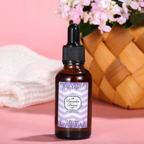 5pcs Bath & Body Set for Women- Body Butter, Hand Cream, Shower Gel, Massage Oil, Bath Bar