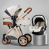 Lightweight and Foldable Baby Stroller with Durable Aluminum Alloy Frame