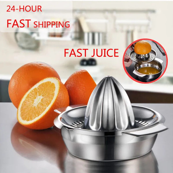 Portable Stainless Steel Citrus Fruit Juicer
