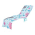 Quick Drying Beach Towel Chair Cover Microfiber Chaise Lounge Towel Cover With Side Pockets For Pool Sun Lounger Hotel Garden