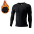 Men Undershirts Thermal Underwear Thin Fleece Elastic Compression Fitness For Winter  Wear