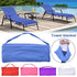 Leisure Chair Beach Towel Microfiber Swimming Pool Lounge Chair Cover With Pocket Quick Drying Recliner Beach Towel