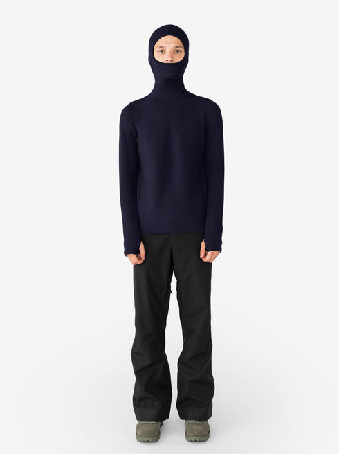 Balaclava Sweater - Carbon Blue
