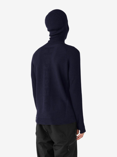 Balaclava Sweater - Carbon Blue