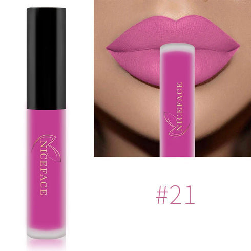 Color Matte Liquid Lip Gloss – Waterproof, Long-Lasting & Moisturizing