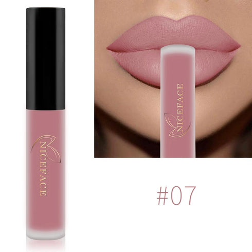 Color Matte Liquid Lip Gloss – Waterproof, Long-Lasting & Moisturizing