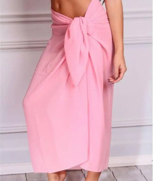 PLAIN LARGE SARONG BEACH POOL COVER UP SWIMWEAR WRAP PAREO FREE SIZE 180 X 100cm