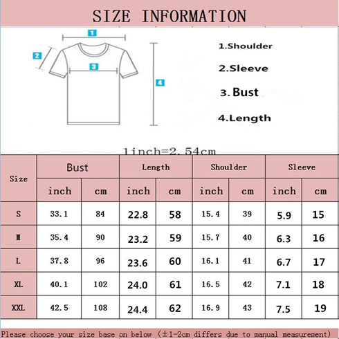 Cute Oversized Women's T shirt-Short Sleeve Print Shirts