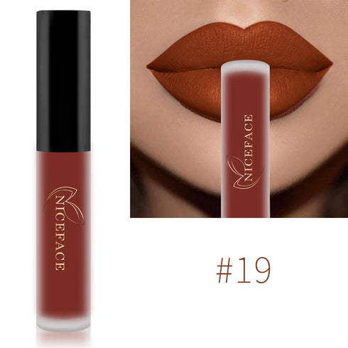 Color Matte Liquid Lip Gloss – Waterproof, Long-Lasting & Moisturizing