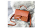 Designer PU Leather Flap Handbag for Women – Sequined Shoulder & Crossbody Bag with Top Handle