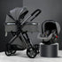 Lightweight and Foldable Baby Stroller with Durable Aluminum Alloy Frame
