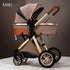 Lightweight and Foldable Baby Stroller with Durable Aluminum Alloy Frame