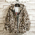 Men's Thick Leopard Print Hooded Jacket – Stylish, Warm, and Comfortable