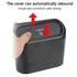 1L Car Interior Trash Can - Mini Tray Garbage Push Box - Automotive Accessories