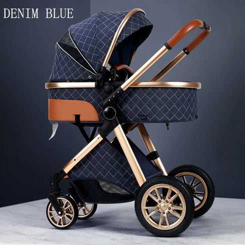 Lightweight and Foldable Baby Stroller with Durable Aluminum Alloy Frame