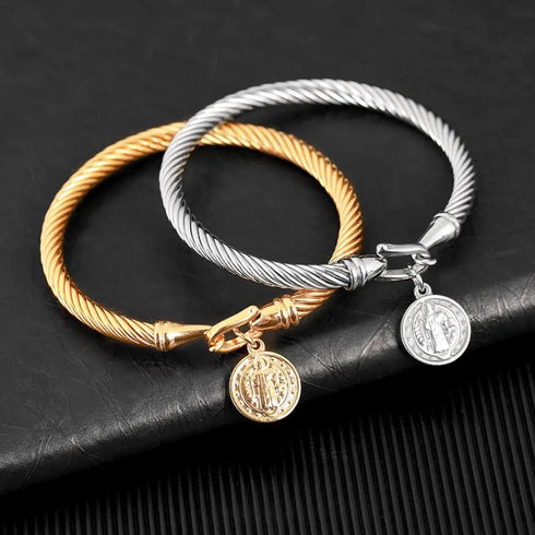 Stainless Steel Wire Bracelet For Women- Jewelry Gift