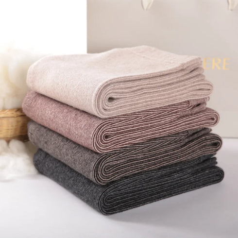 Thick Cashmere Winter Leggings - Warm Thermal Pants for Women & Men