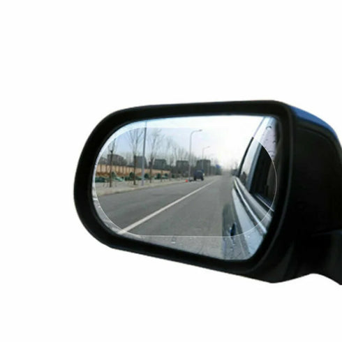 2 Pcs Car Rainproof Clear Film for Rearview Mirrors - Anti Fog Waterproof Protection Stickers