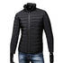 Men’s Stand Collar Winter Puffer Jacket – Lightweight Windproof Down Coat with Pockets