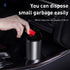 Baseus Alloy Car Trash Bin - Compact Garbage Can for Auto - Vehicle Dustbin & Storage Holder