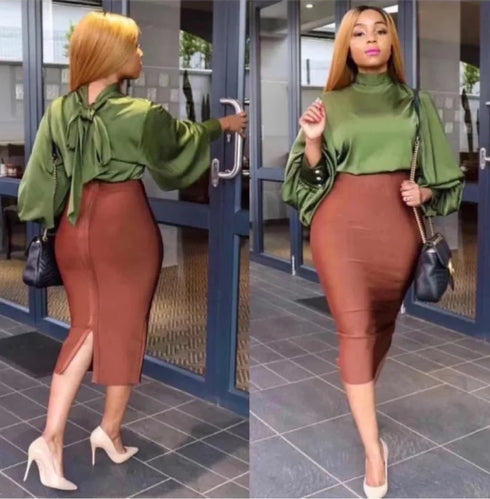 Knee-Length Pencil Skirt for Women – Sexy and Sleek Club Style