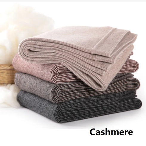 Thick Cashmere Winter Leggings - Warm Thermal Pants for Women & Men