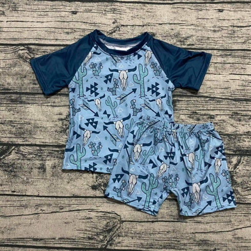 Boys Blue Western set