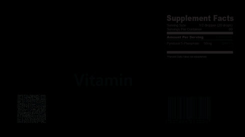 Vitamin B6 Pyridoxal Liquid (5-Phosphate 50mg, 60 servings)