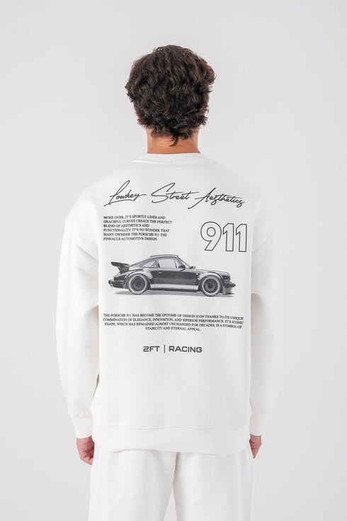 Lowkey Street Aesthetics 911 Racing Sweatshirt