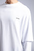 Minimalist Layered Long Sleeve Oversized T-shirt – White & Black