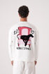 Noble Stance Oversized Sweatshirt: Artistic Heart & Dog Graphic