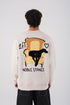 Noble Stance Oversized Sweatshirt: Artistic Heart & Dog Graphic