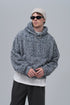 Oversized Bouclé Hoodie
