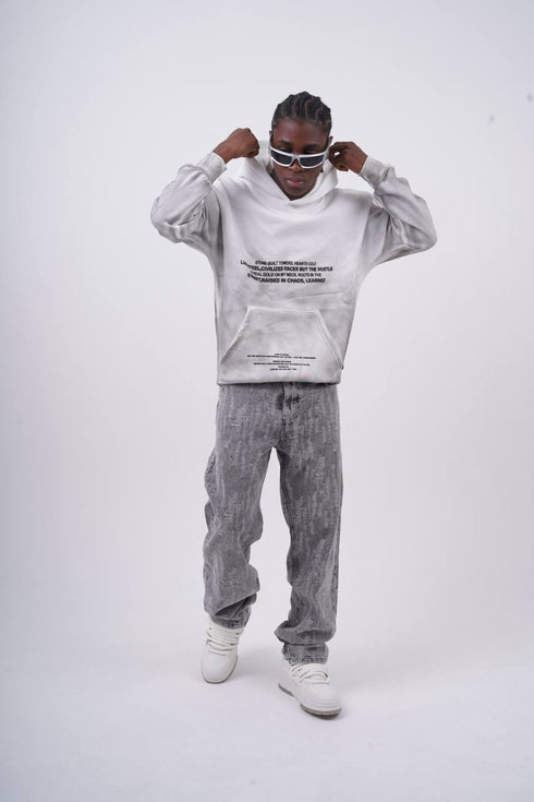 Oversized "Civilization" Graphic Hoodie - Unisex Streetwear Sweatshirt