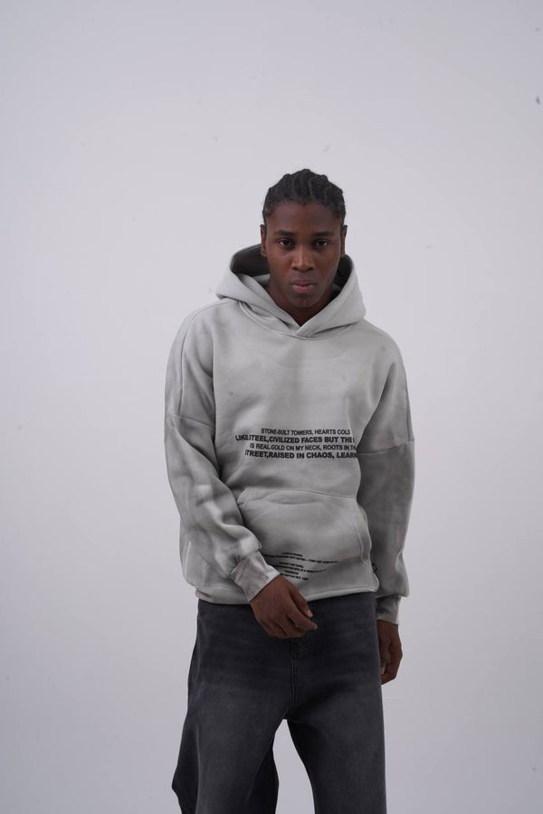 Oversized "Civilization" Graphic Hoodie - Unisex Streetwear Sweatshirt