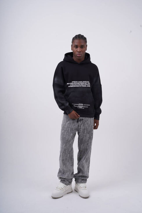 Oversized "Civilization" Graphic Hoodie - Unisex Streetwear Sweatshirt