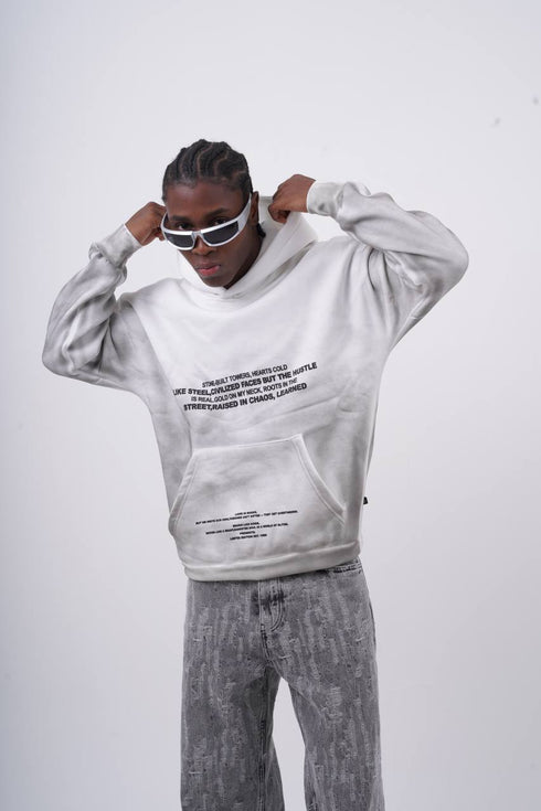 Oversized "Civilization" Graphic Hoodie - Unisex Streetwear Sweatshirt