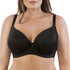PARFAIT Casey 2801 Women's Wired Padded Plunge Seamless T-shirt Bra - Black