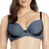 PARFAIT Casey 2801 Women's Wired Padded Plunge Seamless T-shirt Bra - Dark Blue Denim
