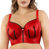 PARFAIT Charlotte Longline 6977 Women's Full Bust Padded Bra - Racing Red Dot