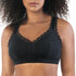 PARFAIT Dalis P5641 Women's Full Busted and Curvy Wire Free Bralette - Black