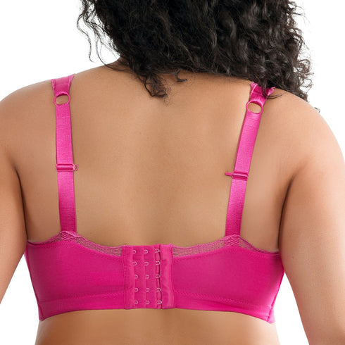 PARFAIT Dalis P5641 Women's Full Busted and Curvy Wire Free Bralette - Bright Pink
