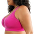 PARFAIT Dalis P5641 Women's Full Busted and Curvy Wire Free Bralette - Bright Pink