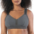 PARFAIT Dalis P5641 Women's Full Busted and Curvy Wire Free Bralette - Charcoal