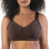 PARFAIT Dalis P5641 Women's Full Busted and Curvy Wire Free Bralette - Deep Nude