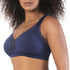 PARFAIT Dalis P5641 Women's Full Busted and Curvy Wire Free Bralette - Navy
